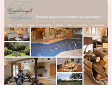 Tablet Screenshot of derbyshireholidaycottages.co.uk